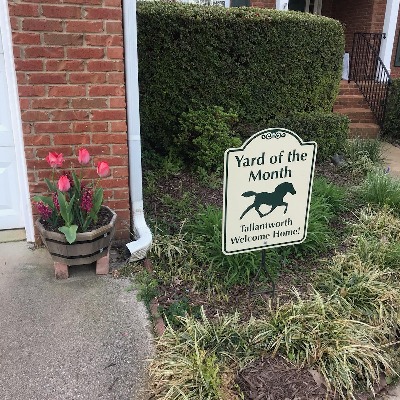 Super "Yard of the Month" Winner in the Tallantworth subdivision. Our client since 2015. Won Yard of the Month for Tallantworth subdivision.