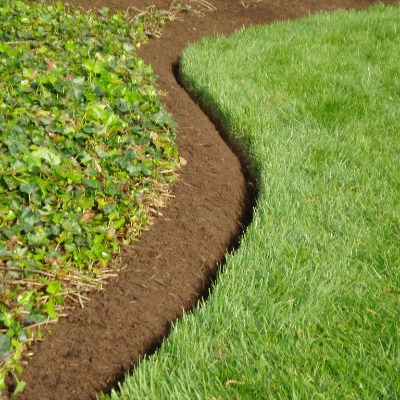 Super grass trenched. Cheap bed separator is a deep trench.